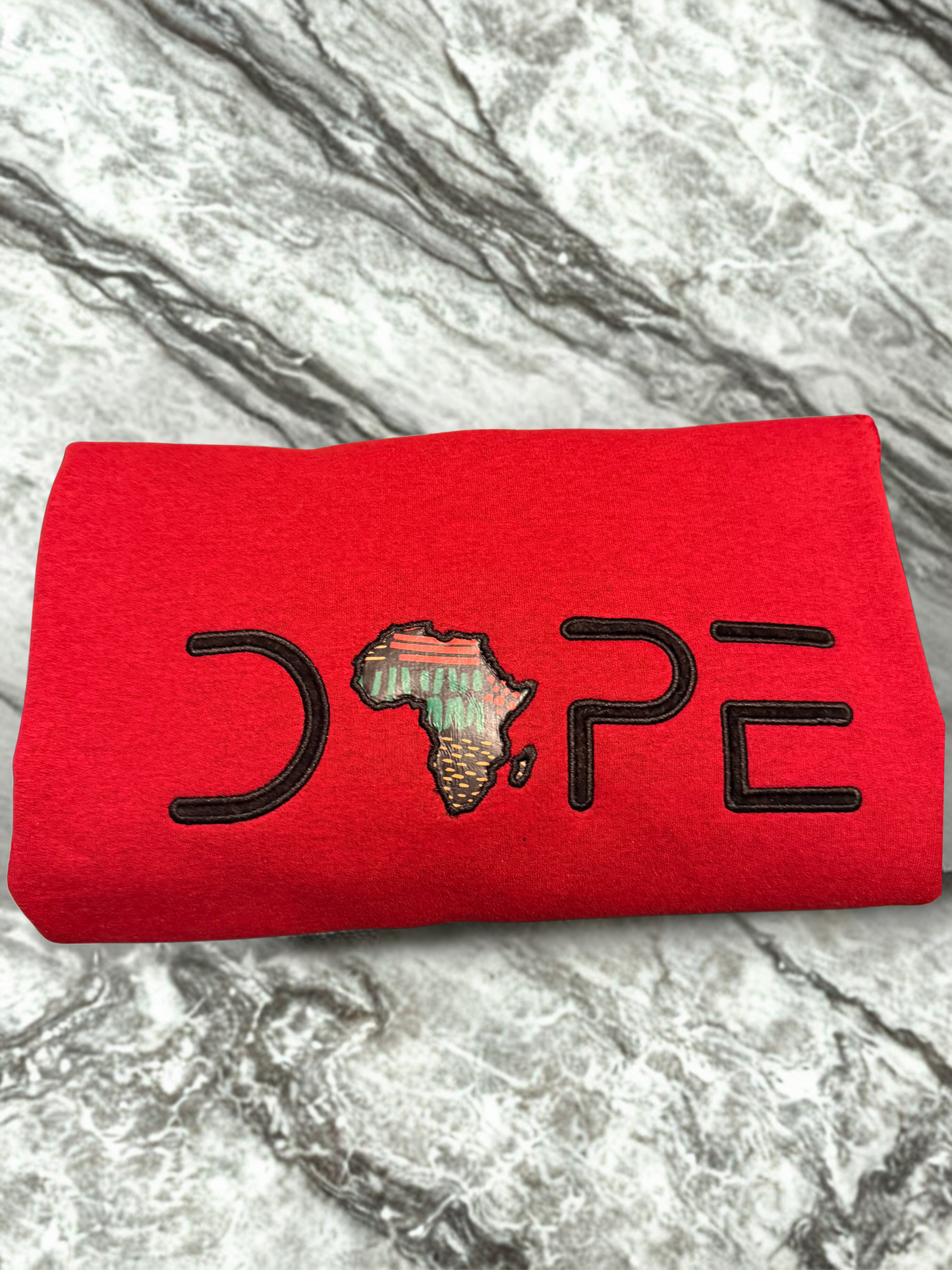DOPE Africa Embroidered Crewneck Sweatshirt
